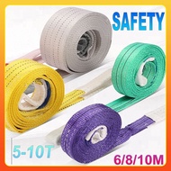 MERAH HIJAU UNGU Webbing SLing COLOR LiftingTALI RED/ YELLOW GREEN/ PURPLE 5/6/10Ton 6/8/10Meter Ind