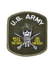 軍事臂章【視死如歸-U.S.ARMY】海豹特種部隊趣味章魔鬼沾識別章任務章｜傲骨工坊