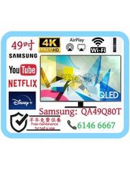 49吋 4K 🔥QLED⚠️120Hz Smart TV Samsung49Q80T # WiFi智能電視 / 三星
