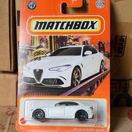 Matchbox Alpha Romeo Giulia WhiteOriginal