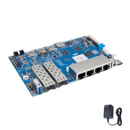 Banana Pi BPI-R4 WiFi 7 Router Development Board, with MediaTek MT7988A Chip, 4GB RAM and 8G eMMC on