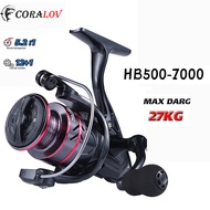 【Ready Stok】CORALOV HB500-7000 Alat Pancing Reel Pancingan Reel Pancing Ril Pancing Pul Besi Reel Pa