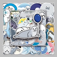 50 Sheets Seal Animal Cartoon Luggage Stickers Waterproof Graffiti Stickers Scooter Computer Tablet Cartoon Decoration