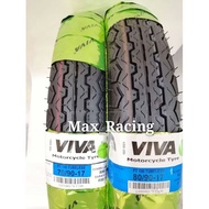 TAYAR VIVA TUBELESS TYRE FT100 70/90-17 80/90-17 (BRAND VIVA BUNGA DUNLOP TT)