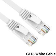 Cat 6 Ethernet Flat Cable Outdoor and Indoor 10Gbps Supports Cat6a Cat5 Cat5 Networks for Gaming Xbo