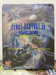《今日快閃價》（中古二手）PS4遊戲 太空戰士15 最終幻想15 + FF15 BD藍光電影 港版中文 鐵盒豪華版 Final Fantasy XV [Deluxe Edition] 稀有品