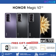 Honor Magic V2 5G | 16GB+512GB | Thinnest &amp; Lightest foldable smartphone | 5000mAh Silicon-Carbon Battery