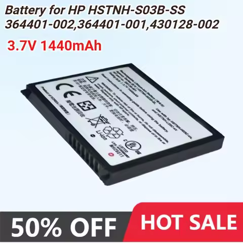 1440mAh Battery for HP HSTNH-S03B-SS 360136-001 360136-002 364401-001 367195-001 360137-001 IPAQ Hx2