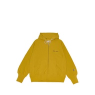 Champion Women's Reverse Weave Zip Hooded Sweatshirt - Yellow