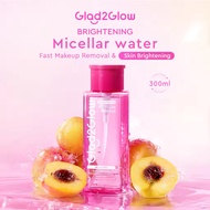 【New Launch】Glad2Glow Brightening Micellar Water Gentle&Moist Makeup Remover Purifying Face 130/230/