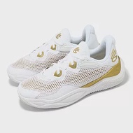 Under Armour 籃球鞋 Curry Splash 24 AP 男鞋 白 金 網布 緩衝 低筒 咖哩 運動鞋 UA 3027262101