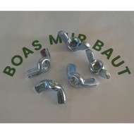M6 butterfly nut M6 wingnut/ M6 ear nut/ M6 wingnut/