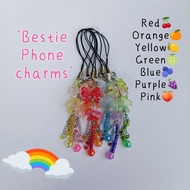 【PuCa】Bestie phone charms/phone straps/keychain/matching/cute/jellyfish/kawaii/colourful/trending/gi