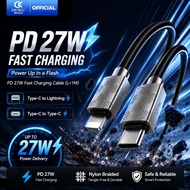 【240W Fast Charge】OUKU Kabel 3A | Type-C & Lightning | Fast Charge Phone/Laptop | Tahan Lasak | Cas 
