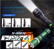 Senter LED Mini Waterproof Magnet Diving Flashlight Rechargeable Battery Cahaya Desain Minimalis Pen