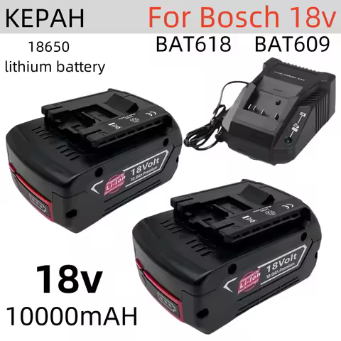 High-Performance For BOSCH đź§°18V 6.0Ah LITHIUM-ION BATTERY GBA 18v 10.0 Ah Professional GBA GSR GSB B