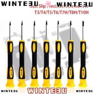 WINTE3U Torx Screwdriver, With Hole Plastic Disassembly Repair Tools, Professional T3/T4/T5/T6/T7H/T