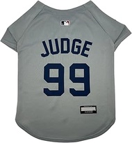 Pets First MLBPA Aaron Judge Road Jersey #99 Pet Jersey- MLB New York Yankees Mesh Players Dog Jerse