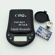 Timbangan Emas Pocket Digital CHQ Pocket Scale 200gr