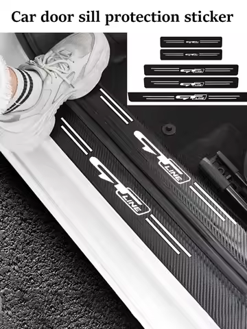 Car trunk bumper protection sticker For KIA GT LINE K2 Sportage Stinger Sorento Ceed soul sorento VE