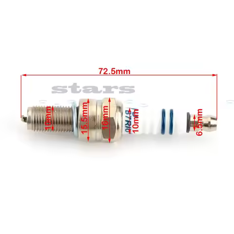 Motorcycle Iridium Spark Plug B7RIU For CR7E CPR7EA-9 CPR8EA-9 CPR8EAIX-9 96067 CR8E CR8EIX IU24 IU2