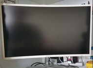 Samsung 27" inch 吋 curve white monitor