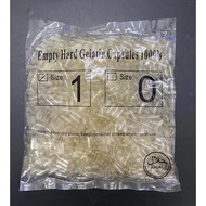 halah ship from m'sia* 1000/BAG 0 Kapsul Kosong Size 0 HALAL /Empty Gelatin Capsule