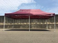 限時特價~BJJ品牌 3米*6米 酒紅色 伸縮活動帳棚 戶外防疫防災遮陽帳篷 市集展覽活動帳篷 歐式自助組合接龍帳篷