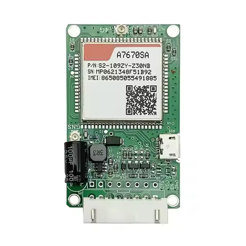 A7670SA LTE Cat1 Module Core Board With SIM Card Slot TTL UART 2G LTE-FDD B1/B3/B5/B7/B8/B20 GSM 900