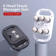 ✅SG Ready Stocks✅ JOMO 6 Head Fascia Massager Gun 20 Intensity 9 Modes