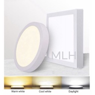 LED Surface Downlight 18W/24W White Frame Surface Mounted Downlight Round/Square