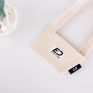 棉麻飲料提袋 ED 飲料環保袋/咖啡杯套/杯袋