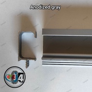 C type aluminum continues grab handle (2pcs) 1.5meters