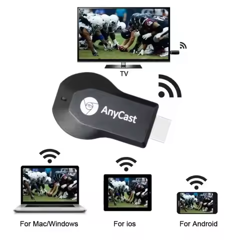 4K 1080P HDMI-compatible TV Stick M2 Plus Wireless WiFi Display TV Dongle Receiver for DLNA Airplay 