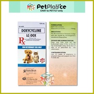 ➱ ➬ ∧ Canidox / LC Dox for Dogs & Cats Doxycycline / Doxycycline Hyclate Liquid 120ml Liquid Cani M