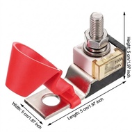 【YOSHOP】-100A 58V Terminals Fuse Block Single Bolt for Multiple Batteries Car Boat RV