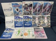 Wii 全新+中古  度假勝地 塑身加強版 飛輪破壞者 水晶編年史 機動戰士鋼彈 MS 戰線 0079 瘋狂農場 合售