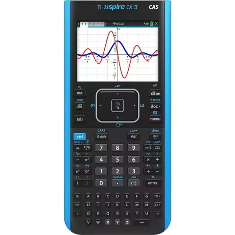 TI-Nspire CX II CAS Graphing Calculator with Color Display and Student Software