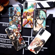 for Vivo V20 Y70 Pro V21 S7 S9 S10 U3 Y73S S7E Y73 2021 V21E 4G soft Case 63TP Sword Art Online SAO 