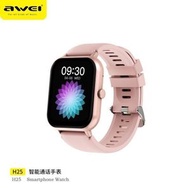 AWEI - G86 (粉色) 用維 智慧型手錶 H25 血壓 血氧 心率 監測通話IP67防水錶盤運動手錶