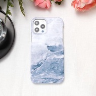 iPhone / Samsung 冷灰石紋 經典優雅 半包硬殼 手機殼【客製】