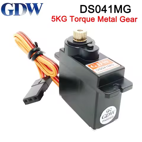 GDW DS041MG 5KG 7.6V Metal Gear Micro Mini Digital Servo High Speed Angle 180 for 450 Helicopter Fix