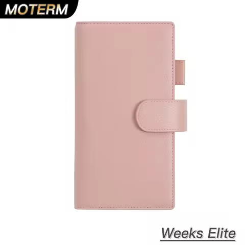 Moterm Weeks Elite Planner Cover for Hobonichi Weeks/ Mega Pebbled Leather Notebook without Large Po