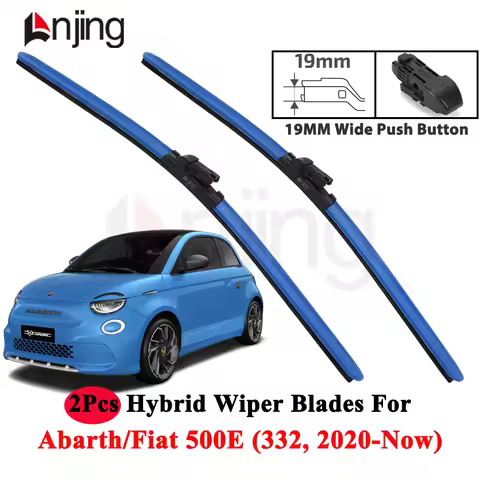 LNJING Hybrid Wiper Blades For Abarth Fiat 500E 332 2020-Now