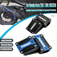 Crash‑Guard Slider, Exhaust Protector Bar, Anti‑Fall Ball, Modified Parts for Honda Forza 250 / 300,