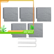 <LSAR Sale>5PCS Garden Plastic Fence can Spliced ​ Lawn Fence 7.87*7.87inch Gray