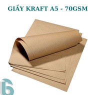 [KRAFT PAPER A5 - 70GMS] KRAFT PAPER A5 CEMENT PAPER KRAFT PAPER SIZE 70GSM - MANY QUANTITY - BAOBOO