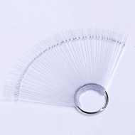 Nail Swatch Fan Swatch Clear Practice Display Nail Wheel Nail Chart