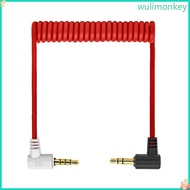 WU Flat 90° 3 5mm to 3 5mm Stereo Audios Cable Male to Male Auxiliary Cord for Seamlessly Connection