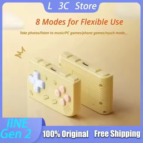IINE Mini Controller Retro Ananke Gen 2 Mini Game Controller Long Battery Life Bluetooth Gamepads Re